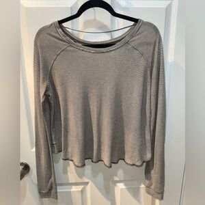 Free People Beach Striped Long Sleeve Size S